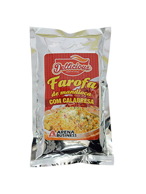 Farofa de Mandioca c/ Calabresa 250g DELLICIOUS